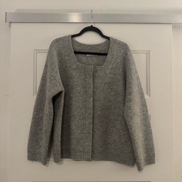 Gray Women's Sweater | OAK + FORT - Picture 2 of 6